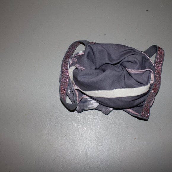 Grey 1 Pcs Justice Swimsuit Size 6 - Picture 3 of 9